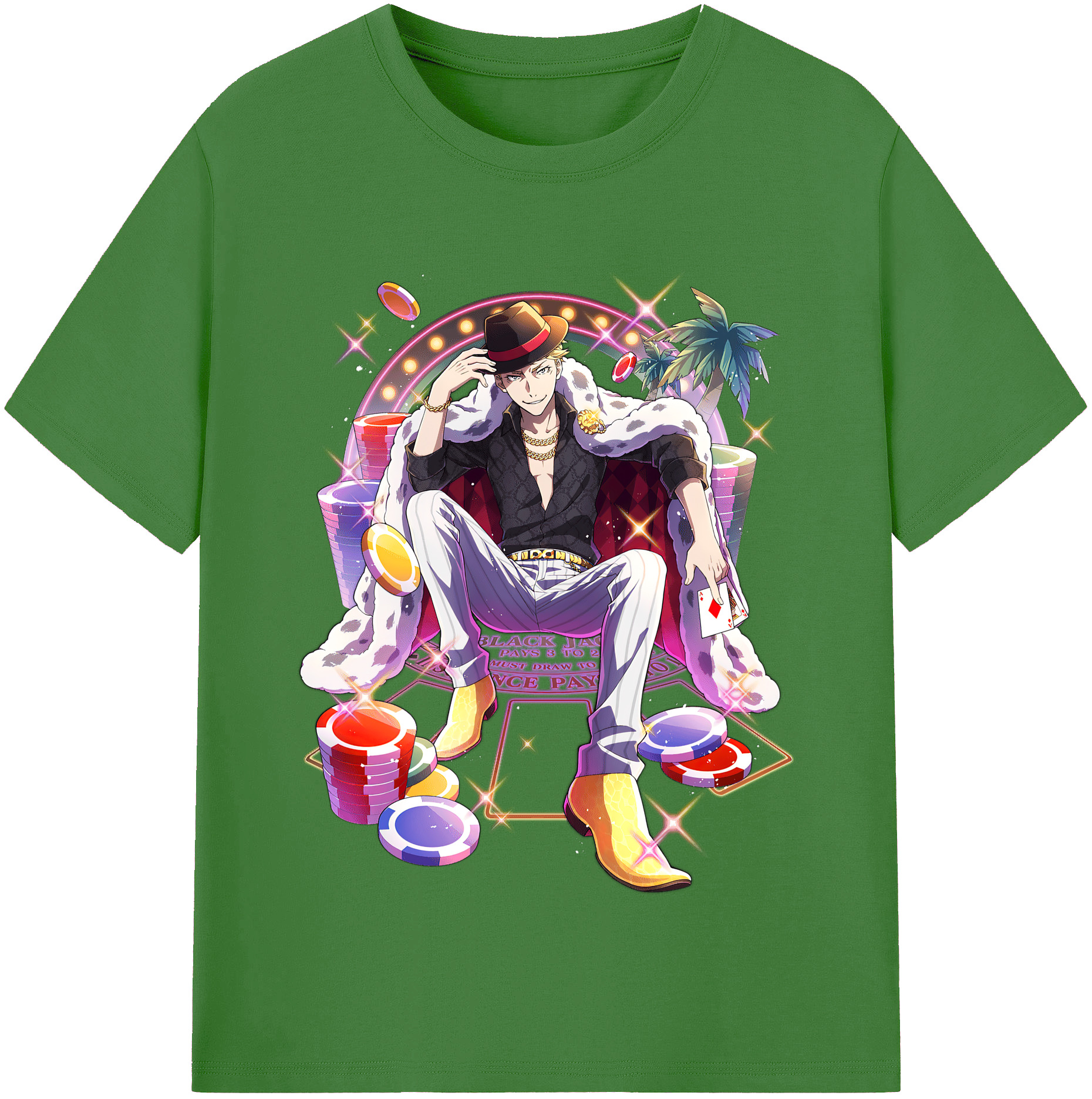 （画像用） 文豪ストレイドッグス Bungo Stray Dogs レディースカジュアルプリントTシャツ（綿100％）